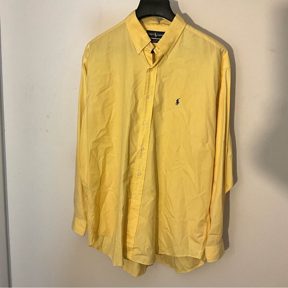 Ralph Lauren, Yellow, XL, Button down shirt